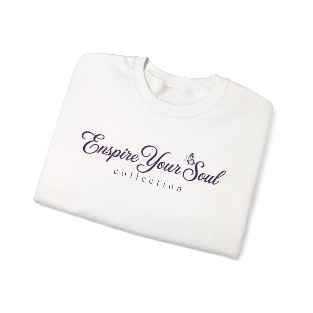 Inspire Your Soul Crewneck Sweatshirt — Inspirational Script Pullover
