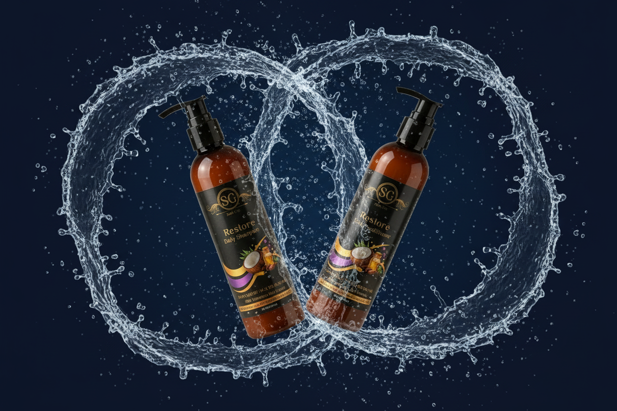 Restore Daily Shampoo & Conditioner Water Splash